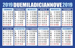 calendario 2019 gratis