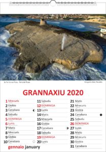 calendario 2020 cabras