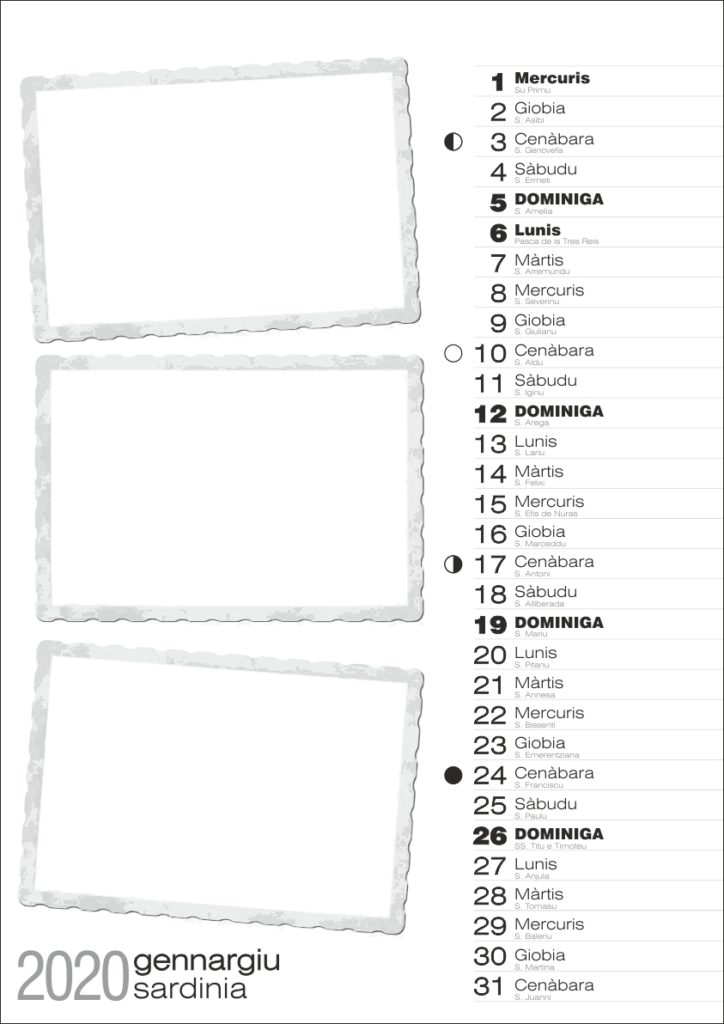 calendario sardegna
