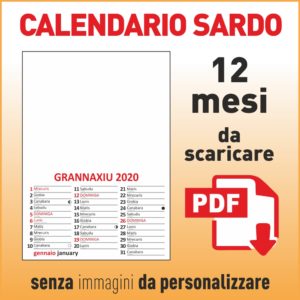 calendario 2020 sardo