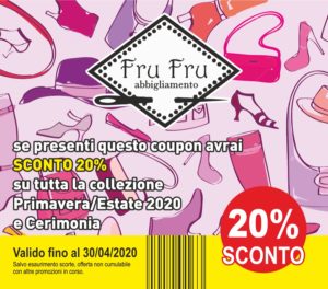 fru fru oristano coupon