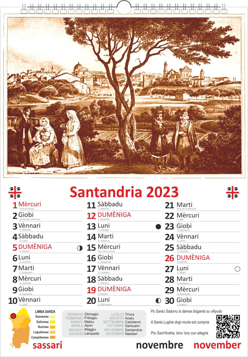 SASSARI Calendario Sardo