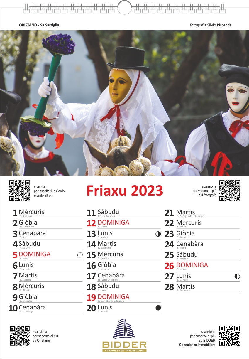 CALENDARIO SARDO