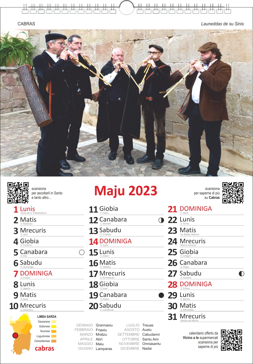 calendario sardo calendario sardo