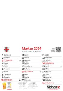calendario sardo