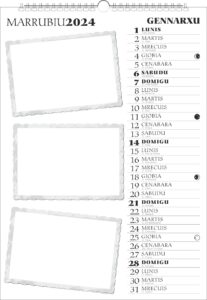calendario sardo