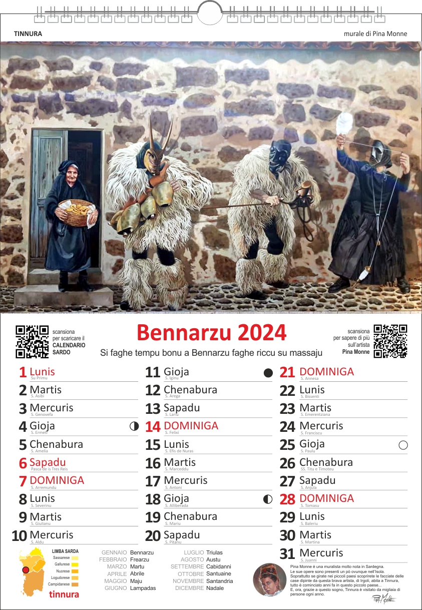 CALENDARIO SARDO