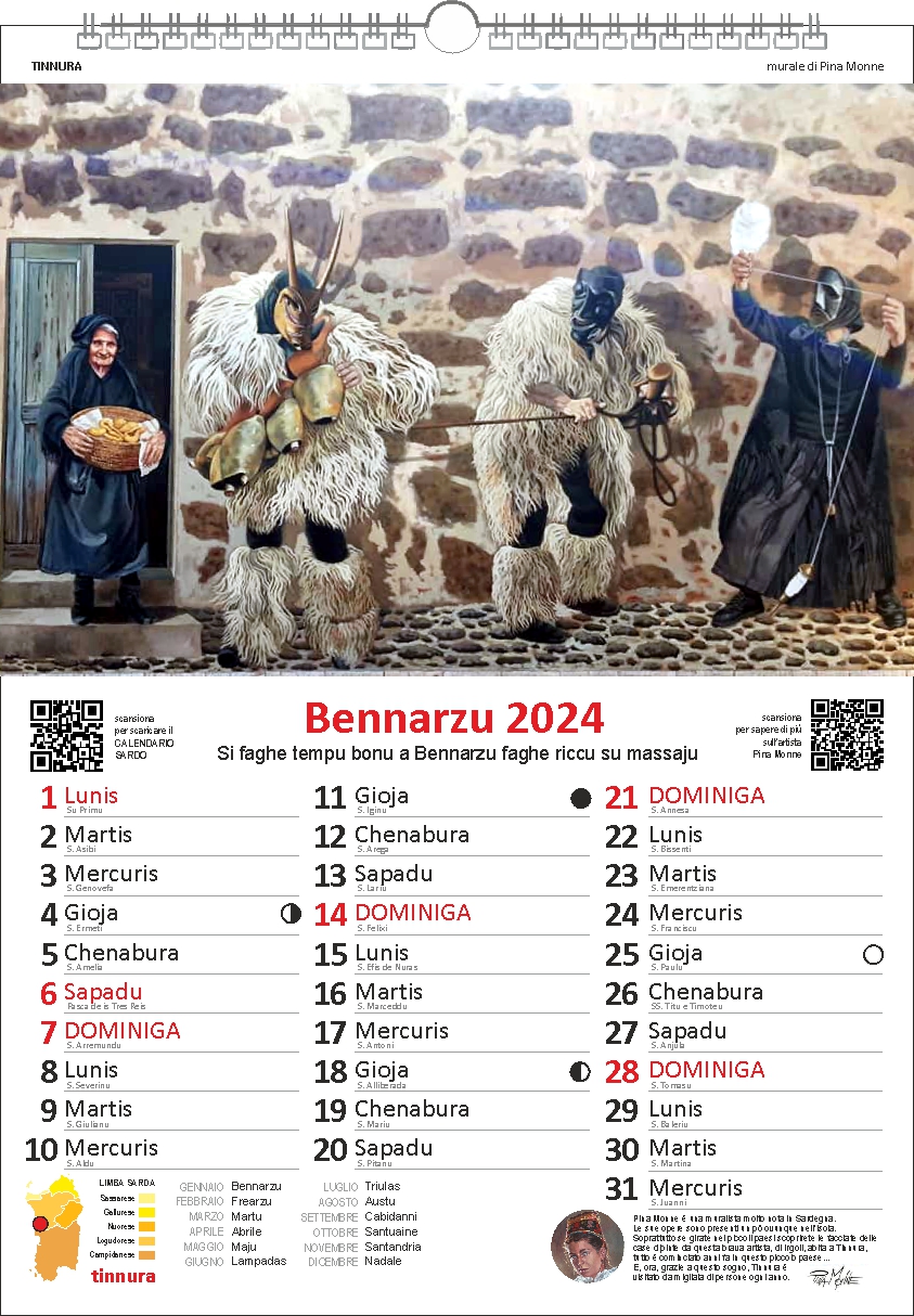 calendario sardo