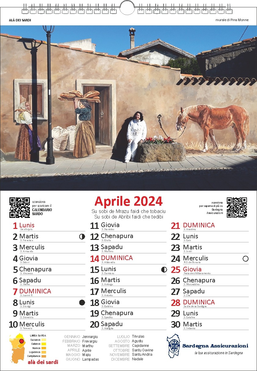 calendario sardo